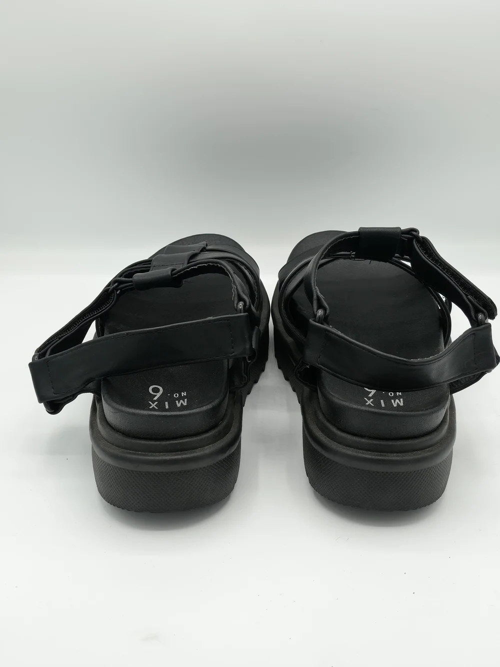 Mix No. 6 Black Platform Sandals